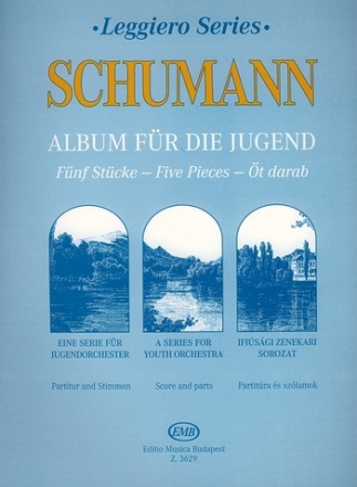 5 leichte Stcke aus op.68 fr Streichorchester Partitur und Stimmen (5-4-3-2-0)