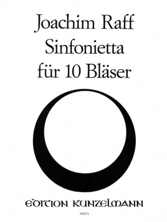 Sinfonietta op.188 fr 2 Flten, 2 Oboen, 2 Klarinetten, 2 Fagotte und 2 Hrner Stimmen