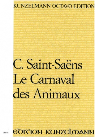Le carnaval des animaux fr 2 Klaviere und Kammerorchester Partitur