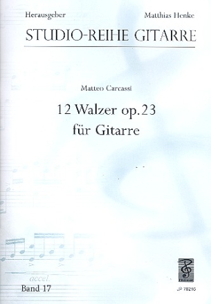 12 Walzer op.23 fr Gitarre