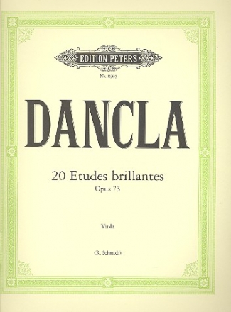 20 Etudes ´Brillantes op.73 für Viola