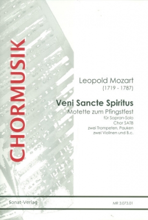 Veni sancte spiritus fr gem Chor und Orchester Partitur
