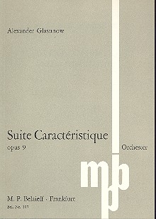 Suite caractristique op.9 fr Orchester Studienpartitur