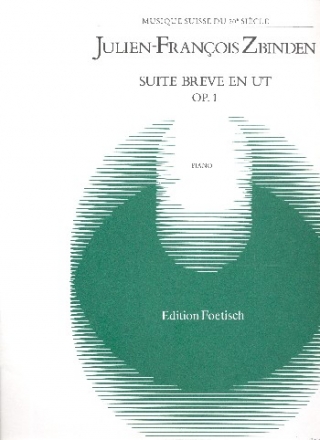 Suite breve en ut op.1 pour piano