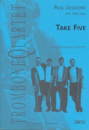 Take Five fr 4 Posaunen Partitur und Stimmen