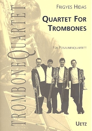 Quartet for trombones Partitur und Stimmen Posaunenquartett