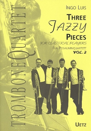 3 jazzy Pieces vol.2 fr 4 Posaunen Partitur und Stimmen