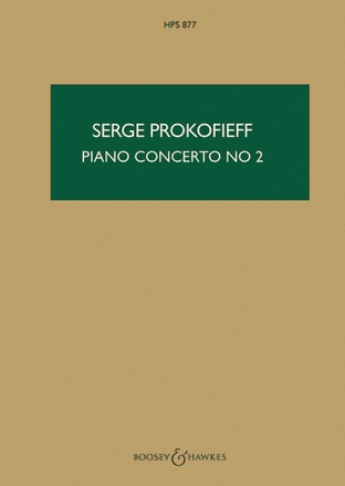 Konzert g-Moll Nr.2 op.16 fr Klavier und Orchester Partitur