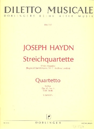 Streichquartett Es-Dur op.50,3 Hob.III:46,  Stimmen 
