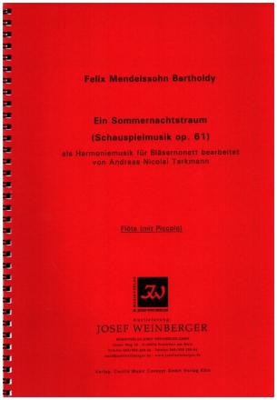 Ein Sommernachtstraum (Schauspielmusik op.61) fr 9-10 Blser Stimmen