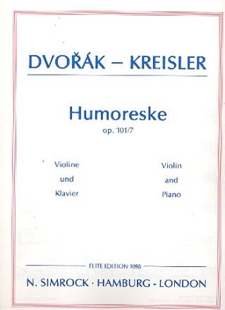 Humoreske op.101,7 fr Violine und Klavier