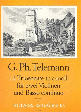 Triosonate c-Moll Nr.12 fr 2 Violinen und Bc