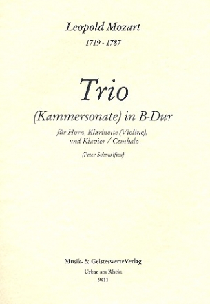 Trio B-Dur fr Horn, Klainette (Violine) und Klavier (Cembalo)