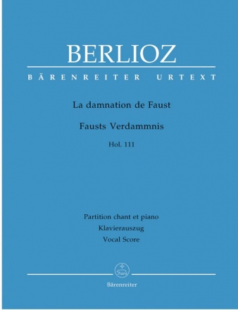 La damnation de Faust  Klavierauszug