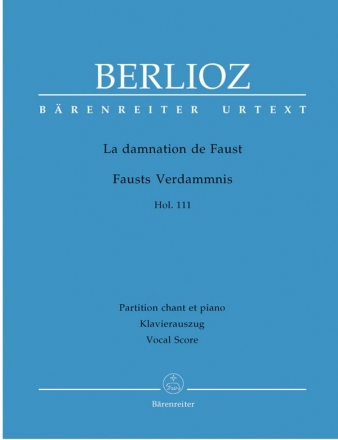 La damnation de Faust  Klavierauszug