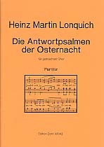 Die Antwortpsalmen der Osternacht fr gem Chor a cappella Partitur