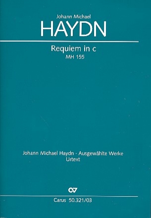 Requiem c-Moll fr Soli, Chor und Orchester Klavierauszug