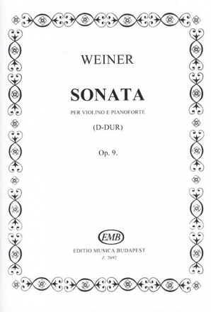 SONATE D-DUR OP.9 FUER VIOLINE UND KLAVIER