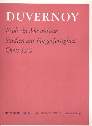 Studien zu Fingerfertigkeit op.120 fr Klavier