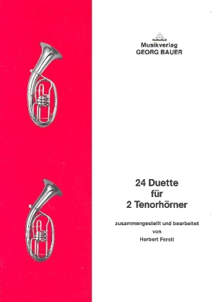 24 Duette fr 2 Tenorhoerner Spielpartitur