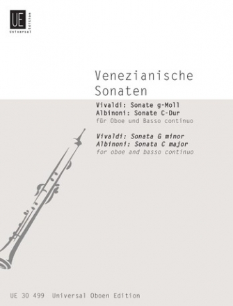Venezianische Sonaten von Albinoni und Vivaldi fr Oboe und Bc
