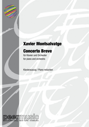 Concerto breve for piano and orchestra 2 piano reductions 2 pianos 4 hands