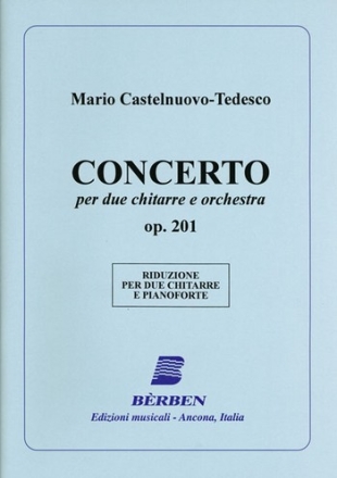 Concerto op.201 für 2 Gitarren und Orchester für 2 Gitarren und Klavier
