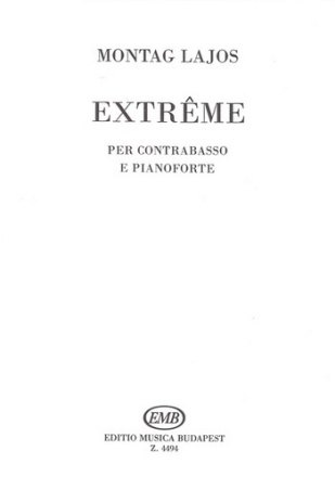 Extreme fr Kontrabass und Klavier