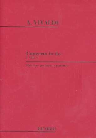 Concerto in do F.VIII:9 per fagotto, archi e bc per fagotto e pianoforte