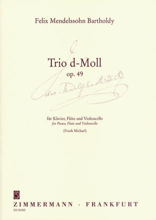 Trio d-Moll op.49 fr Flte, Violoncello und Klavier