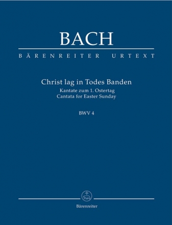 Christ lag in Todesbanden Kantate Nr.4 BWV4 Studienpartitur