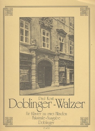 Doblinger-Walzer fr Klavier Faksimile