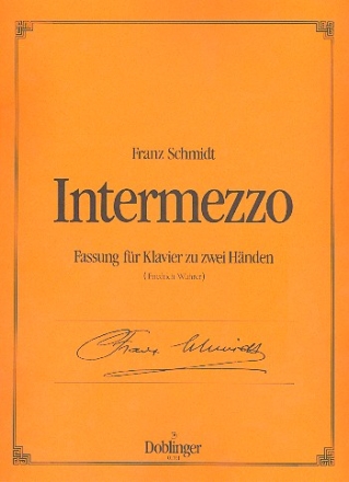 Intermezzo Fassung fr Klavier