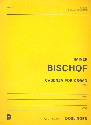 Cadenza op.19,2 fr Orgel