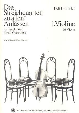 Das Streichquartett zu allen Anlssen Band 1 fr Streichquartett Violine 1