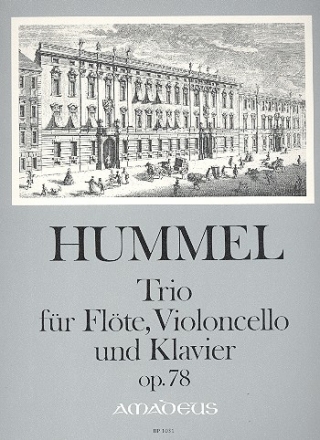 Trio op.78 fr Flte, Violoncello und Klavier Partitur und Stimmen