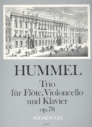 Trio op.78 fr Flte, Violoncello und Klavier Partitur und Stimmen