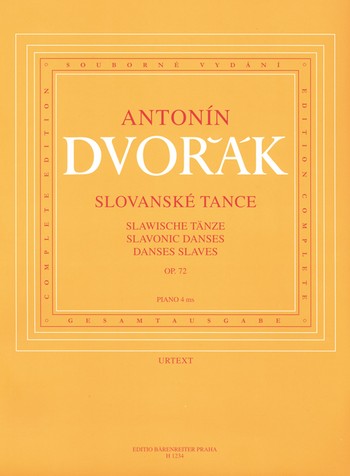 Slawische Tänze op.72 für Klavier zu 4 Händen