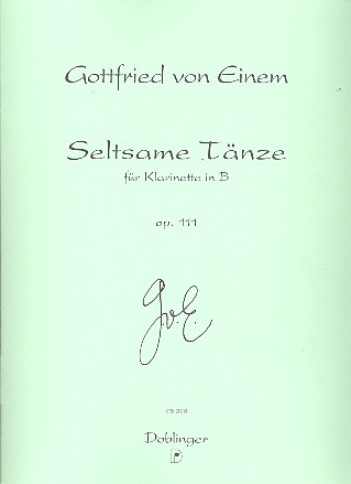 Seltsame Tnze op. 111 fr Klarinette