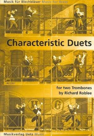 Characteristic Duets for 2 trombones Spielpartitur