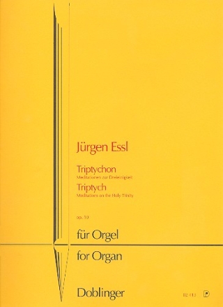 Triptychon op.10 Meditationen zur Dreieinigkeit fr Orgel