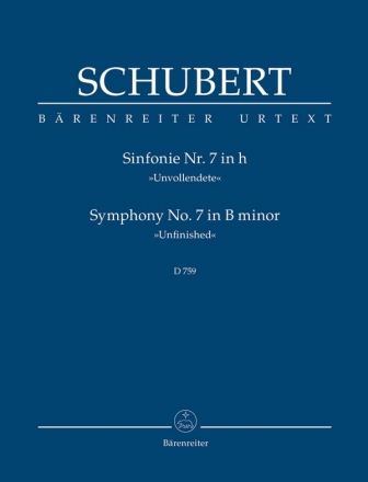 Sinfonie h-Moll Nr.7 D759 fr Orchester Sudienpartitur