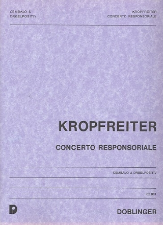 Concerto responsoriale fr Cembalo und Orgelpositiv