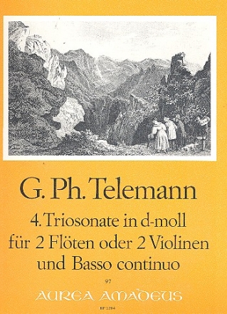 Triosonate d-Moll Nr.4 fr 2 Flten und Bc