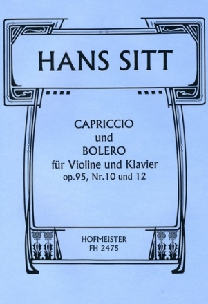 Capriccio und Bolero aus op.95 fr Violine und Klavier