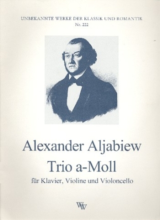 Klaviertrio a-Moll,  Stimmen