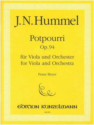 Potpourri op.94 fr Viola und Orchester fr Viola und Klavier