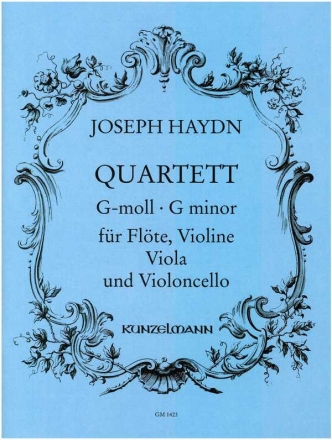 Quartett g-Moll nach op.20,5 fr Flte, Violine, Viola und Violoncello Stimmen