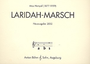 Laridah-Marsch fr Blasorchester Direktion in C und Stimmen