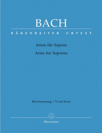 Das Arienbuch Arien aus den Kantaten fr Sopran und Klavier (dt/en) mit deutschem Begleitheft